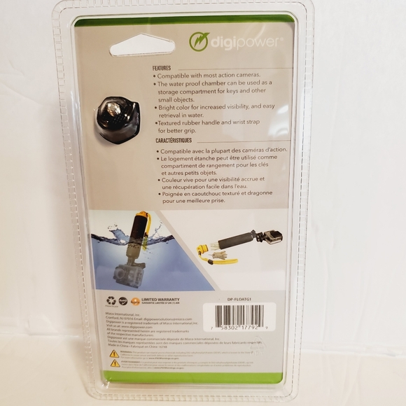 Digipower Waterproof Floating Hand Grip for Action Cameras - Picture 4 of 7